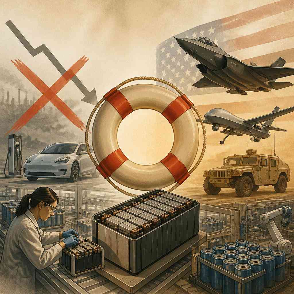 Американските стартъпи за батерии откриха спасителен пояс в отбранителния сектор