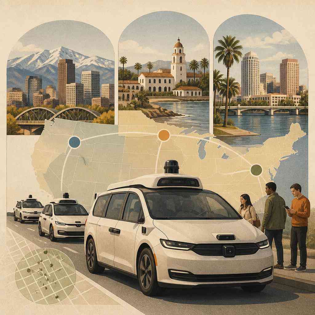 Waymo ускорява експанзията си: Автономните таксита стъпват в Денвър, Сан Диего и Тампа
