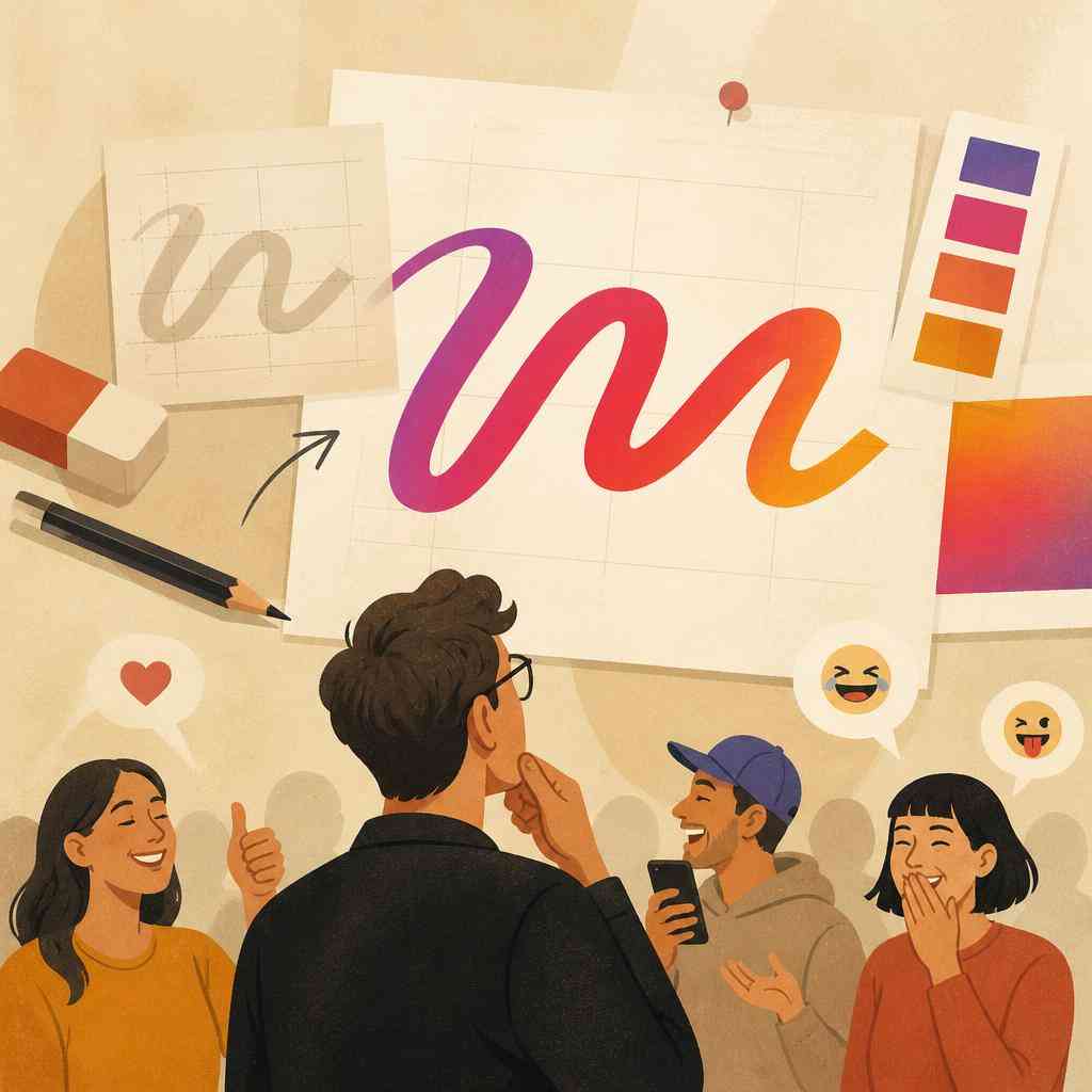 Instagram освежи логото си с нов текстов дизайн