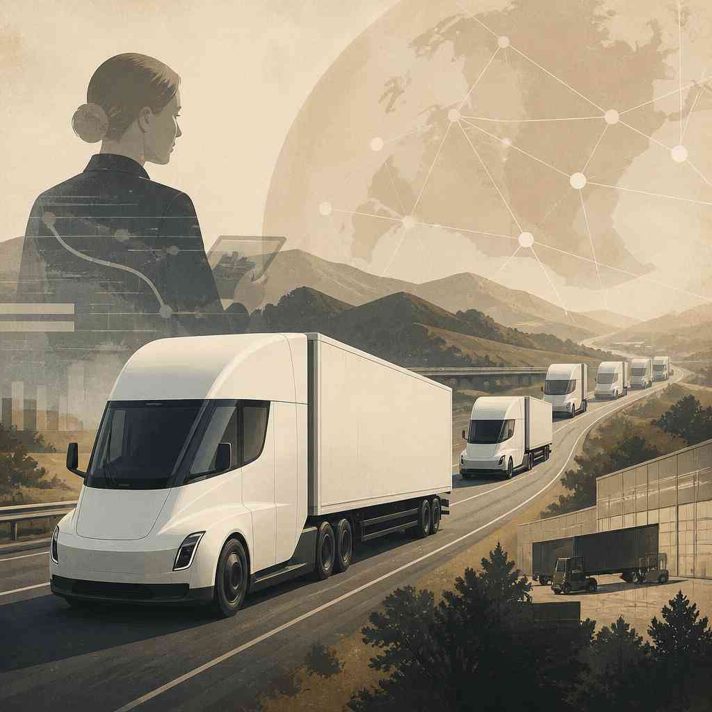 Einride купува 500 камиона Tesla Semi за разширяване на логистичната си мрежа