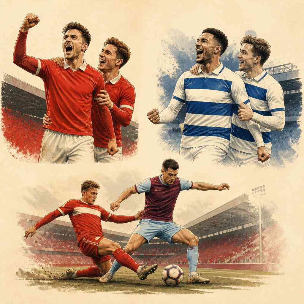 Победи за Wrexham и QPR в EFL, Burnley удържа равенство срещу Middlesbrough
