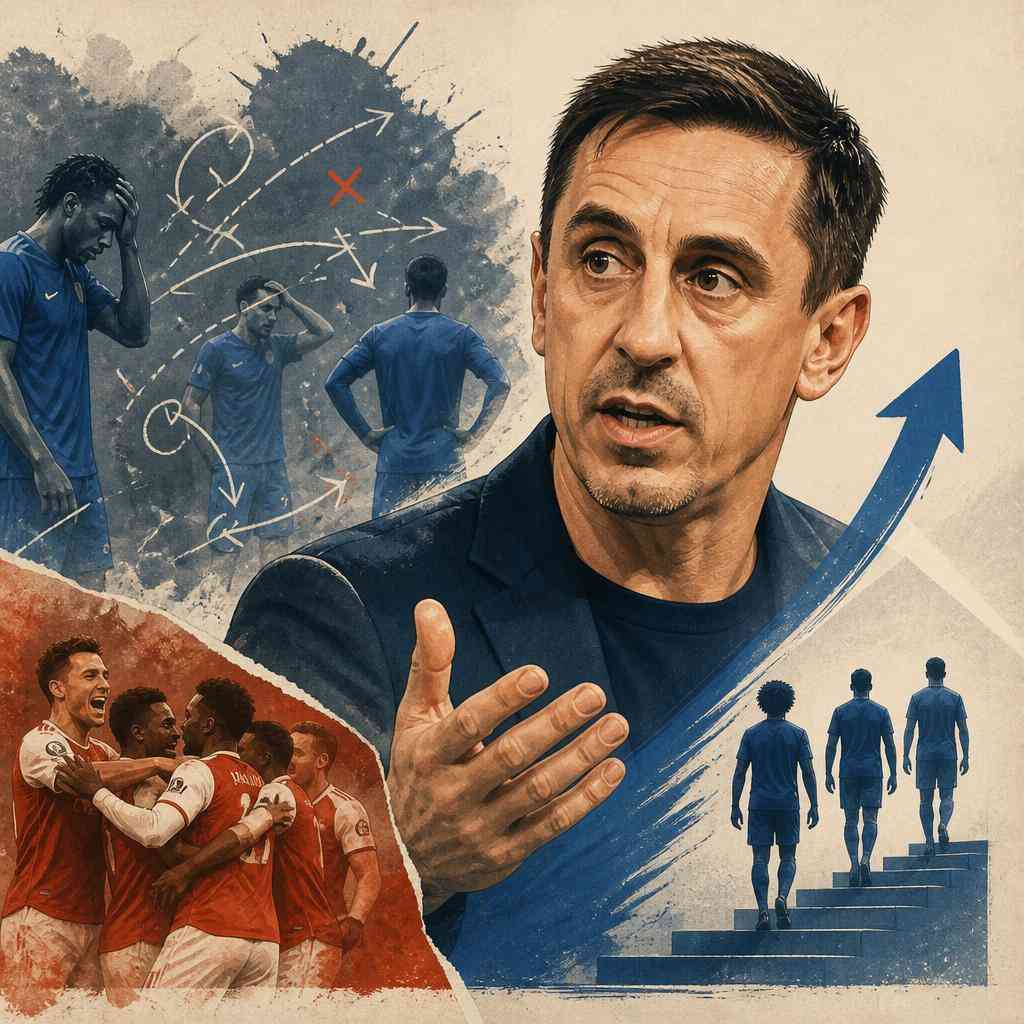 Гари Невил след поражението от Arsenal: Защитата на Chelsea е хаотична, но отборът може да завърши в топ 3