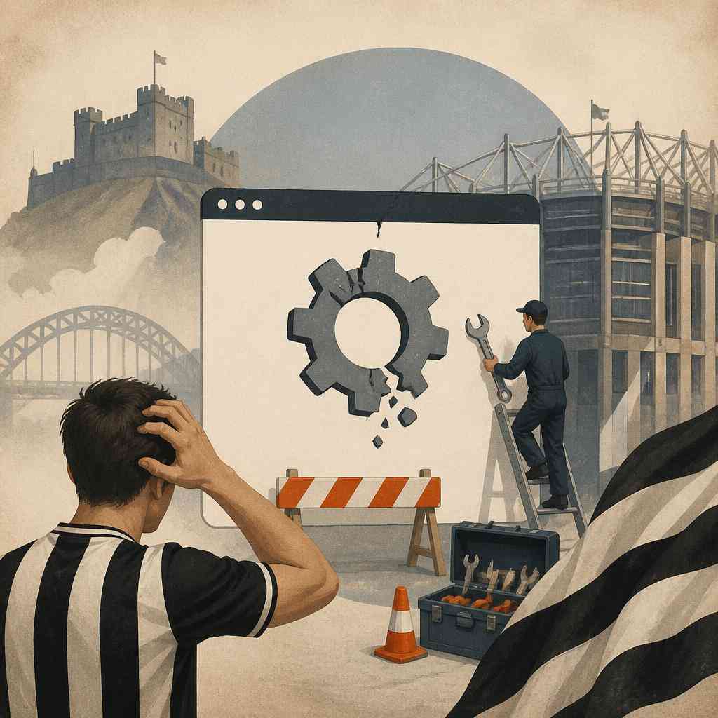 Технически проблем възпрепятства следенето на трансферните новини около Newcastle United в Sky Sports