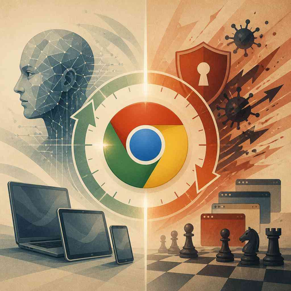 Google преминава към двуседмични актуализации за Chrome заради ерата на AI и новите заплахи