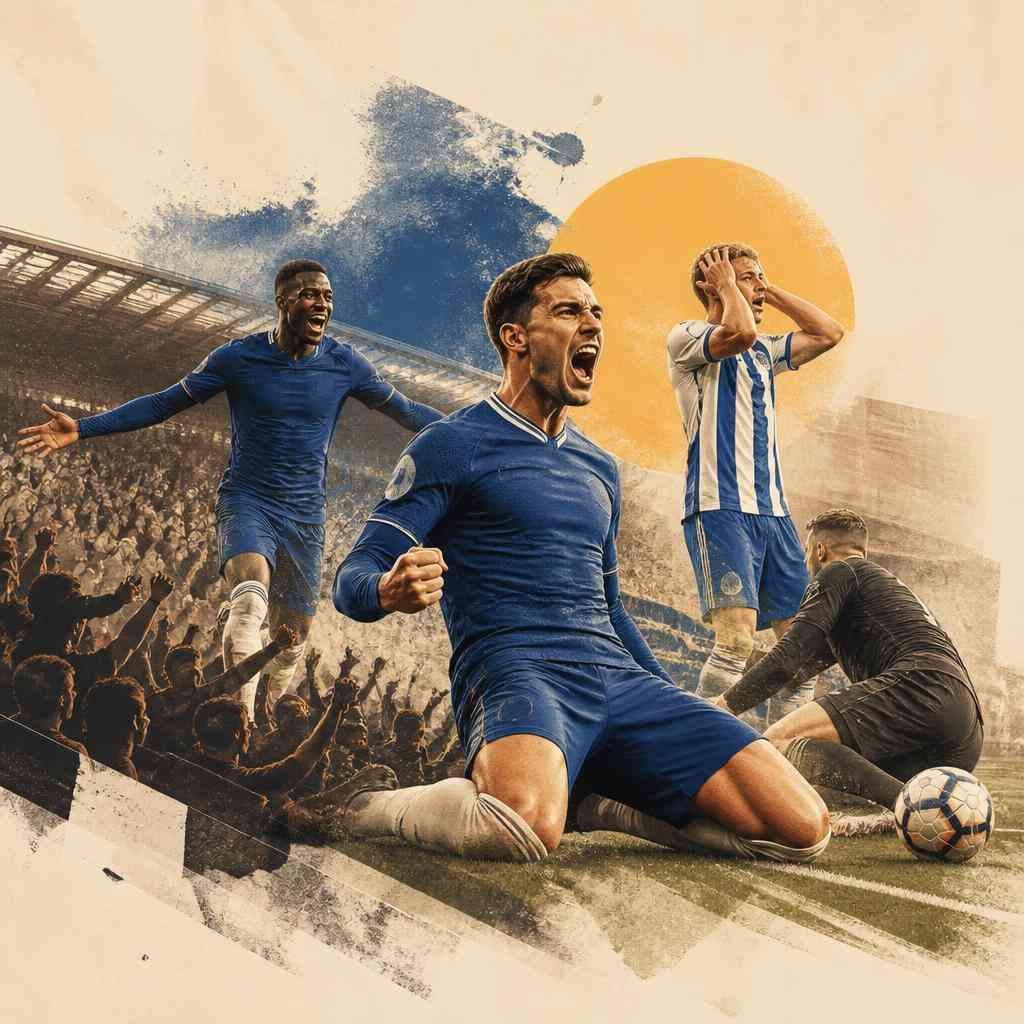 Зрелище във Висшата лига: Chelsea надделя над Brighton в голово шоу с 4:3