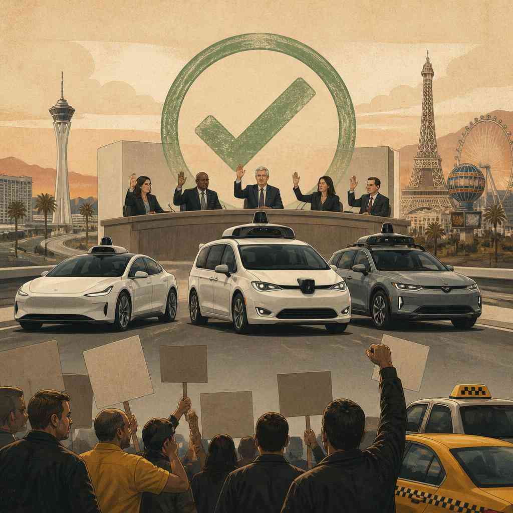 Tesla, Uber и Waymo получиха зелена светлина за хиляди роботаксита в Невада
