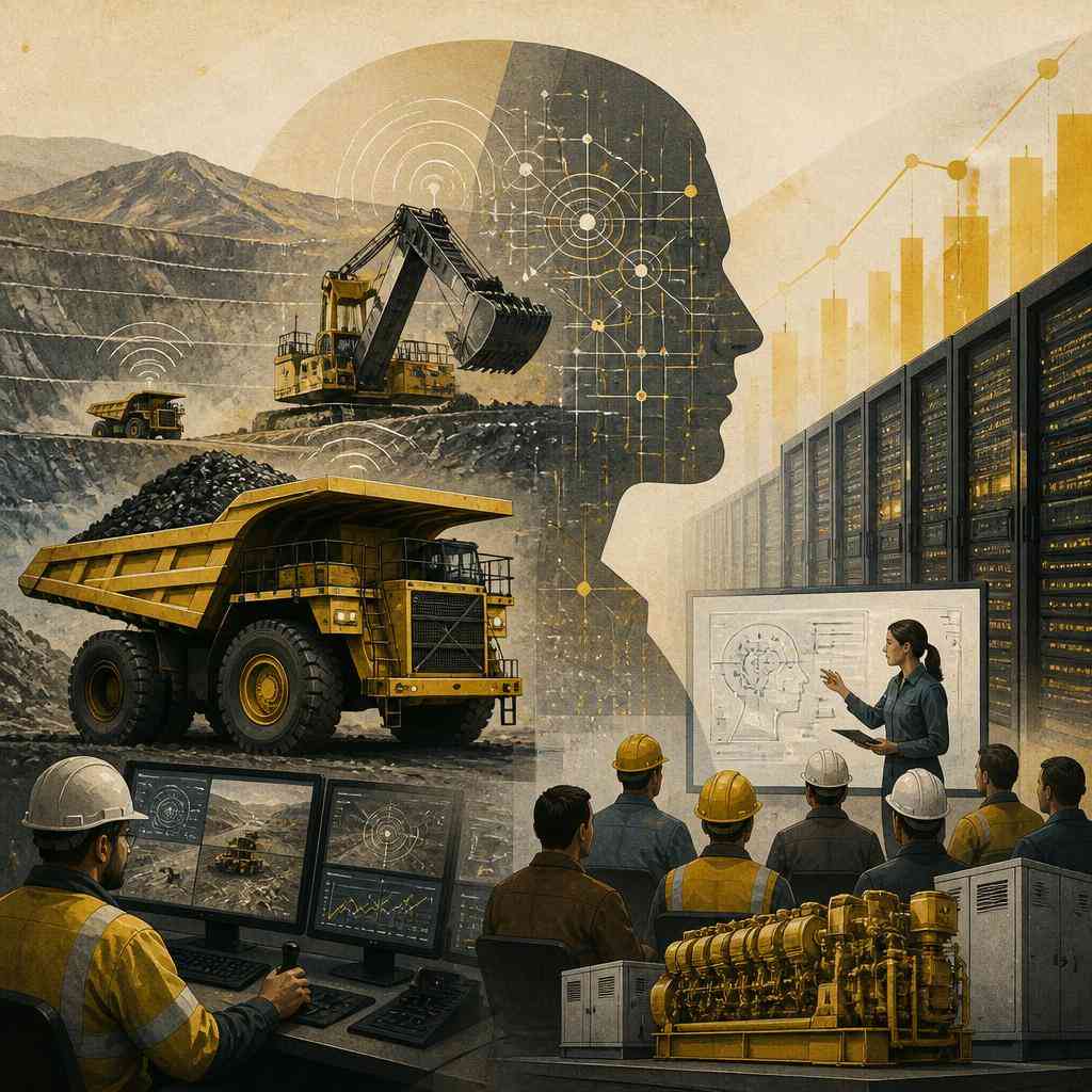 Как Caterpillar прилага опита си от автономните мини при внедряването на изкуствен интелект