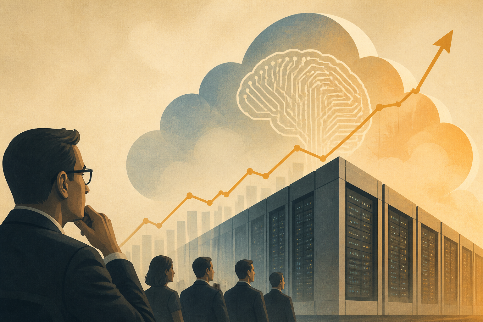 Инвеститорите обожават AI, стига да управлявате облачна инфраструктура