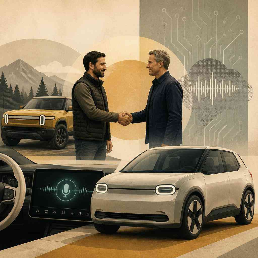 Rivian разширява партньорството си с Volkswagen, предоставяйки му своя AI асистент