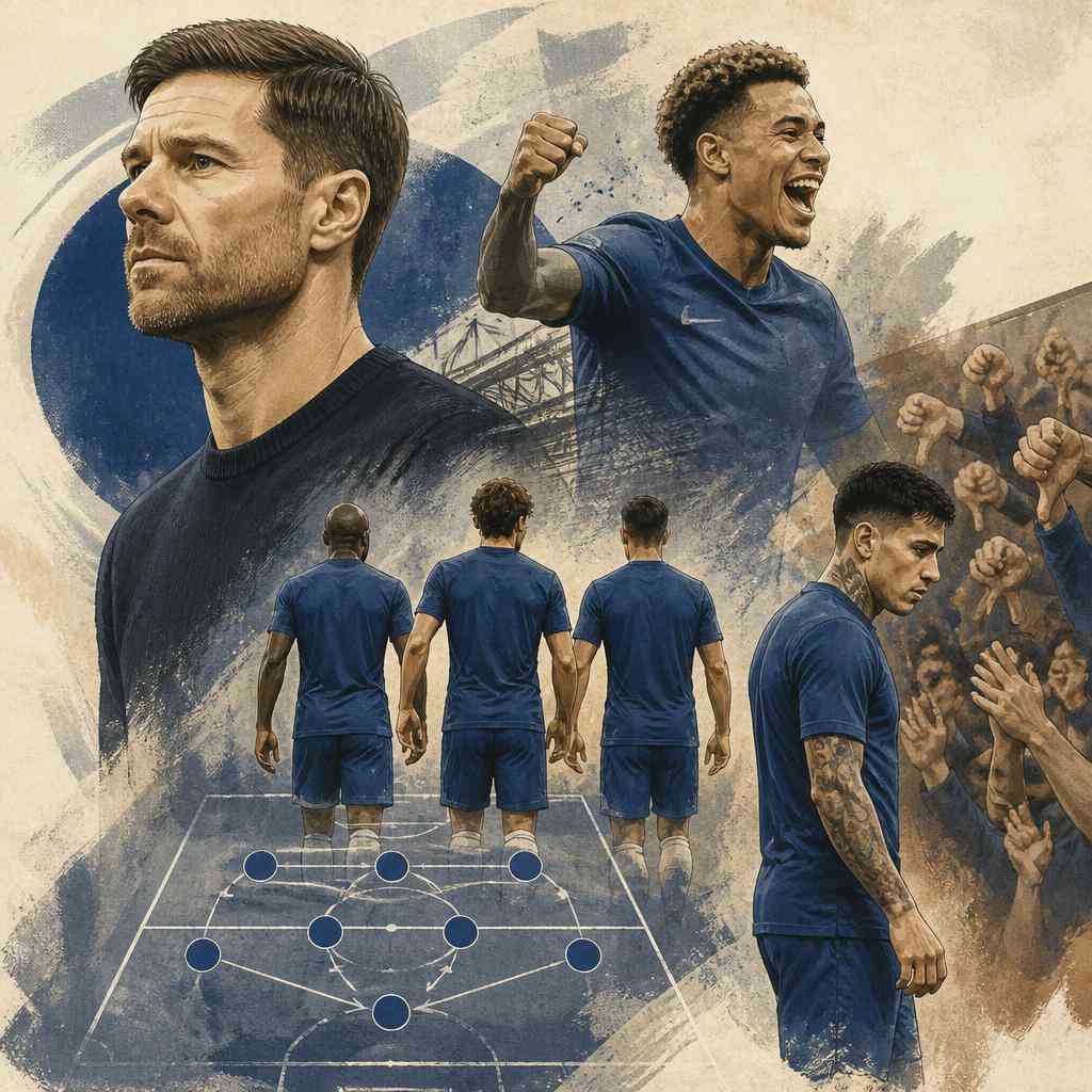 Chelsea с победа 3:1 срещу Real Sociedad: Xabi Alonso отново заложи на трима в защита, смесени реакции за Enzo Fernandez
